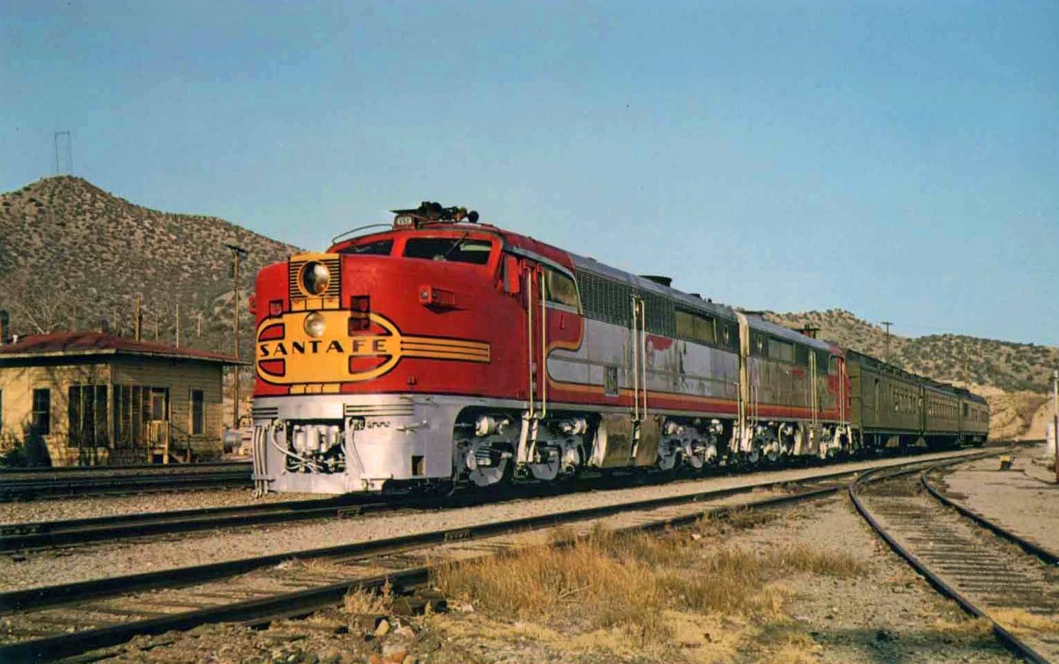 Image result for santa fe passenger trains in texas