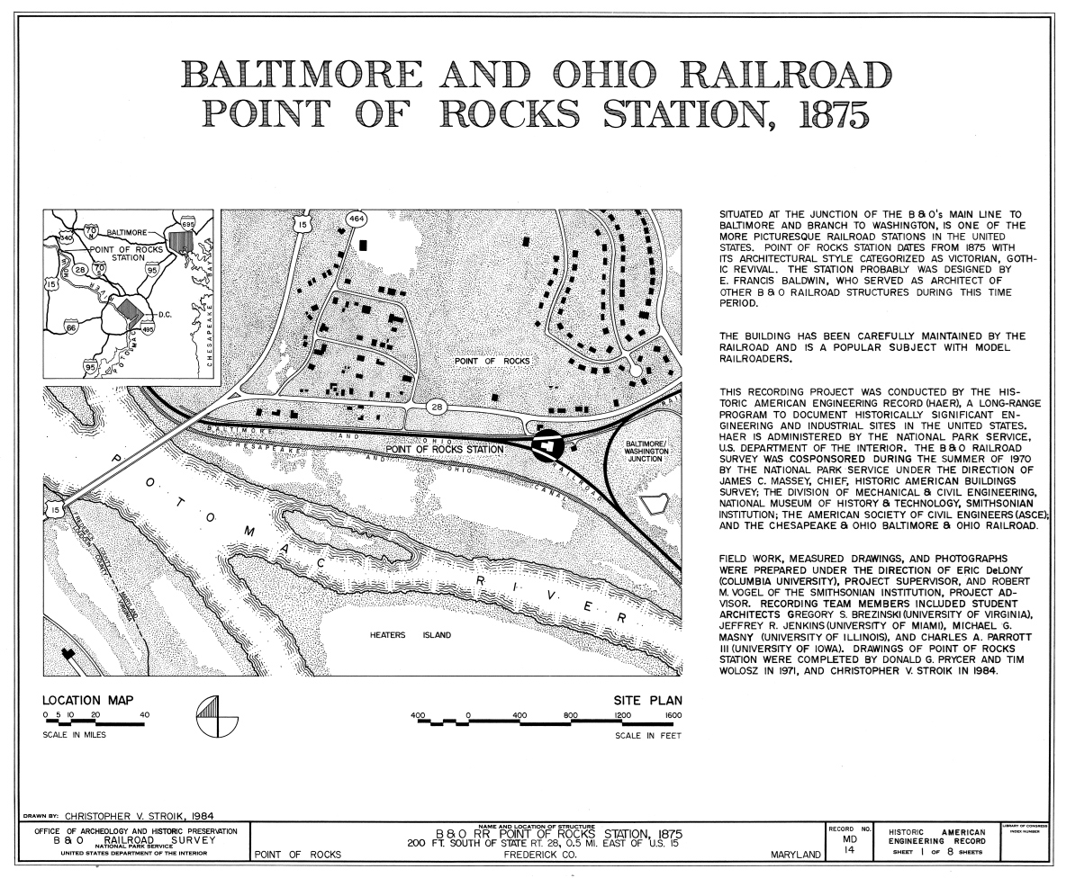 The Point of Rocks Station/Depot