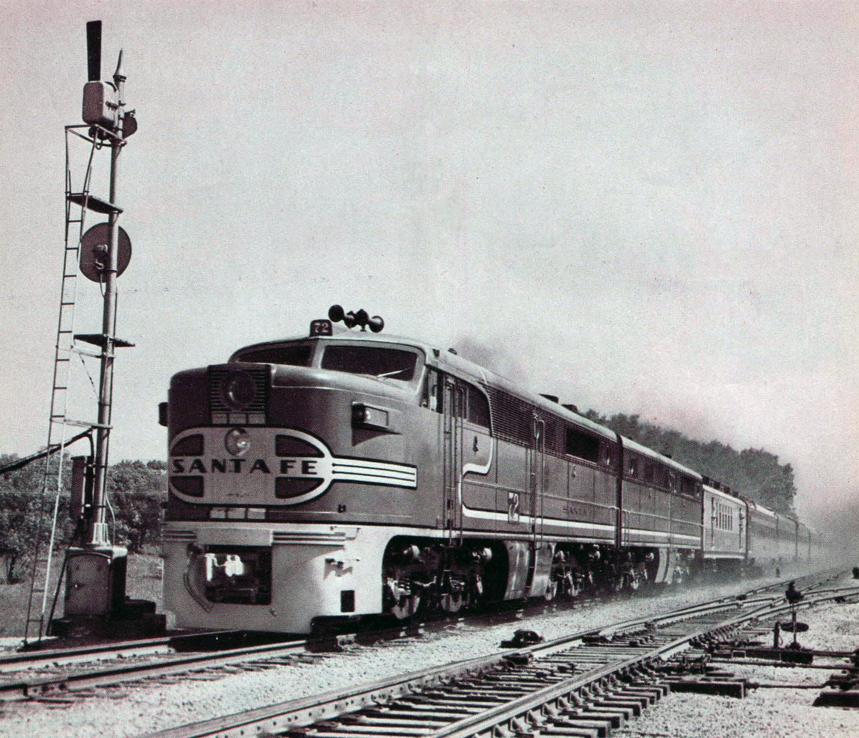 Image result for santa fe passenger trains in texas
