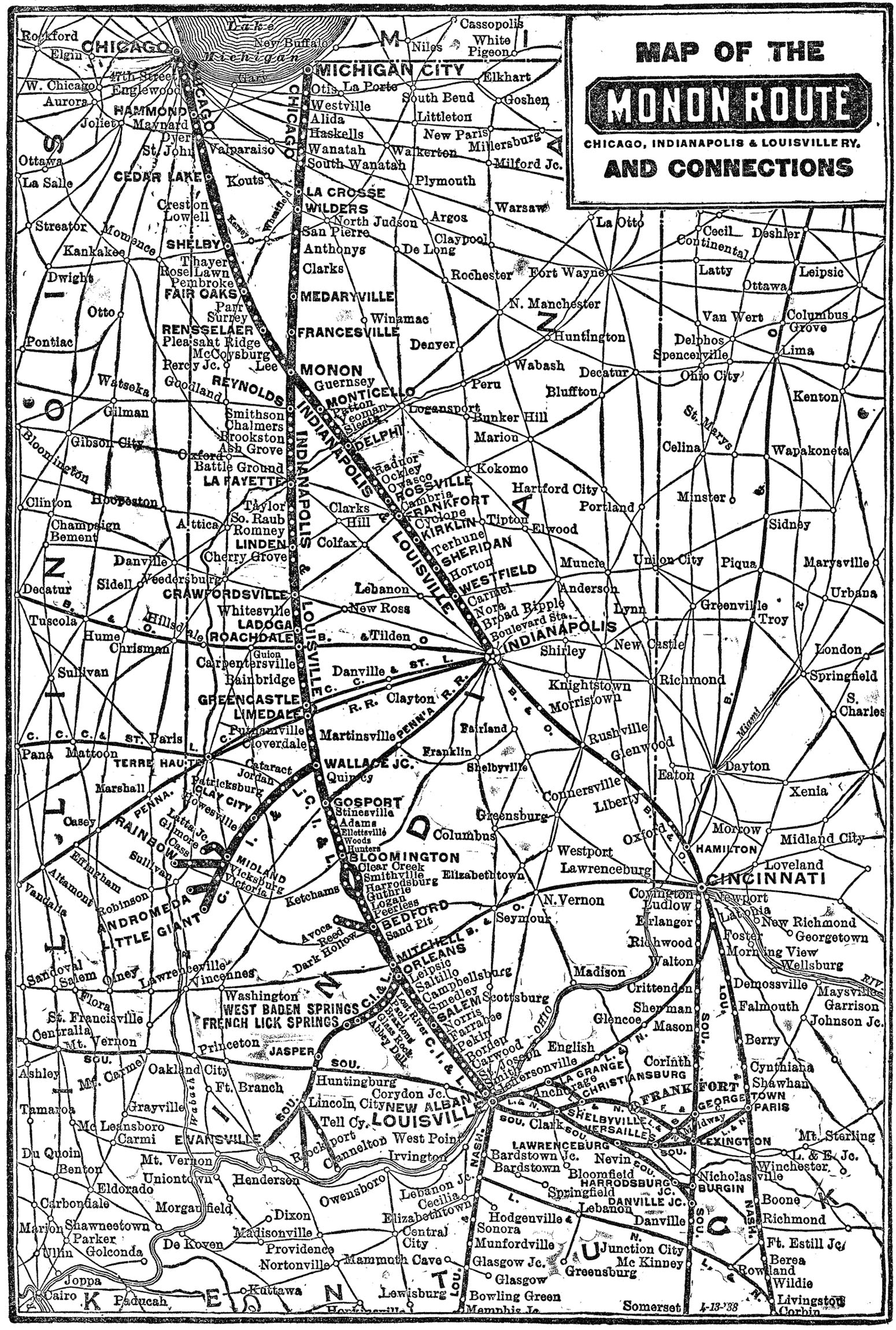 The Monon Railroad, &quot;The Hoosier Line&quot;