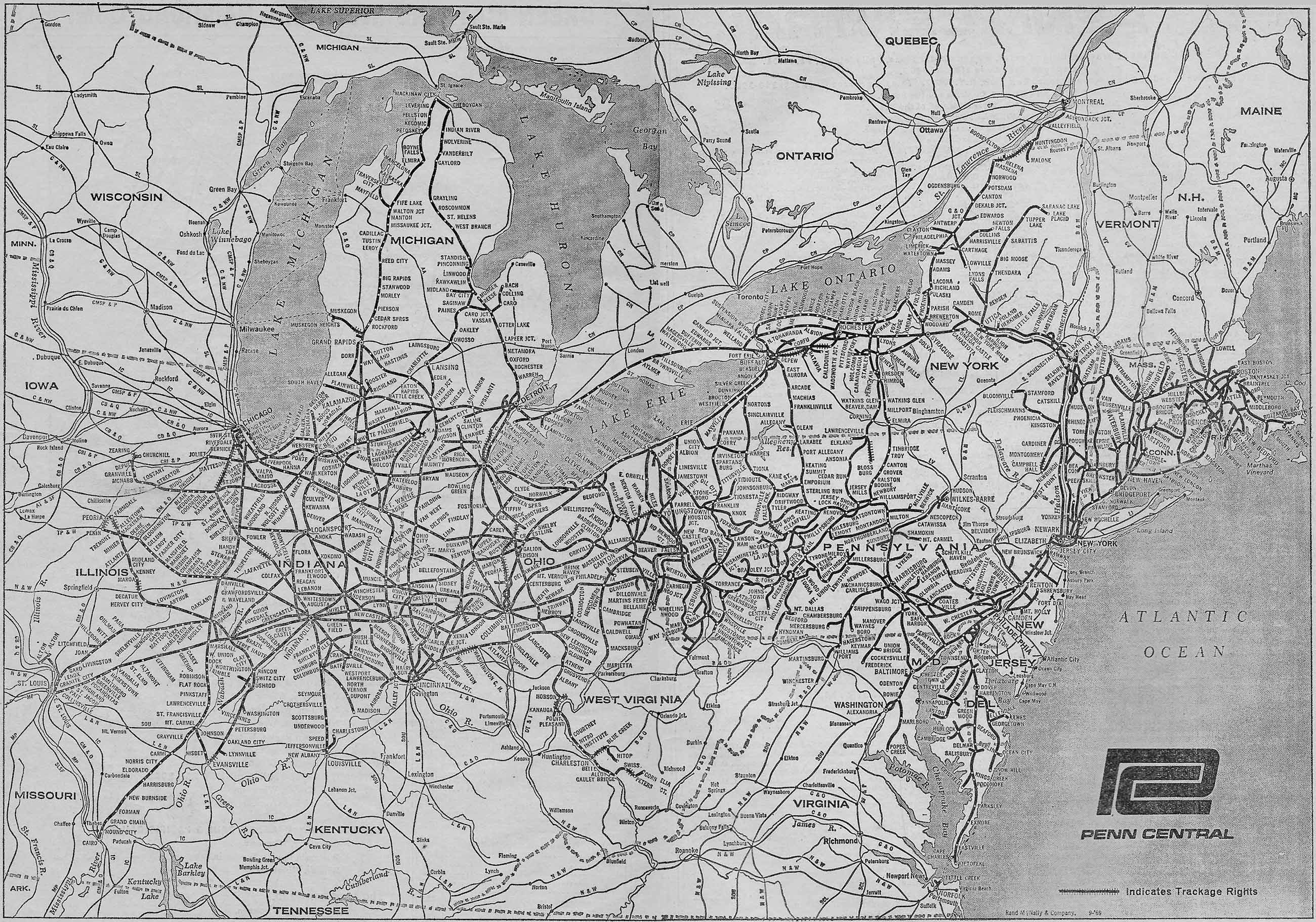 The Penn Central Railroad