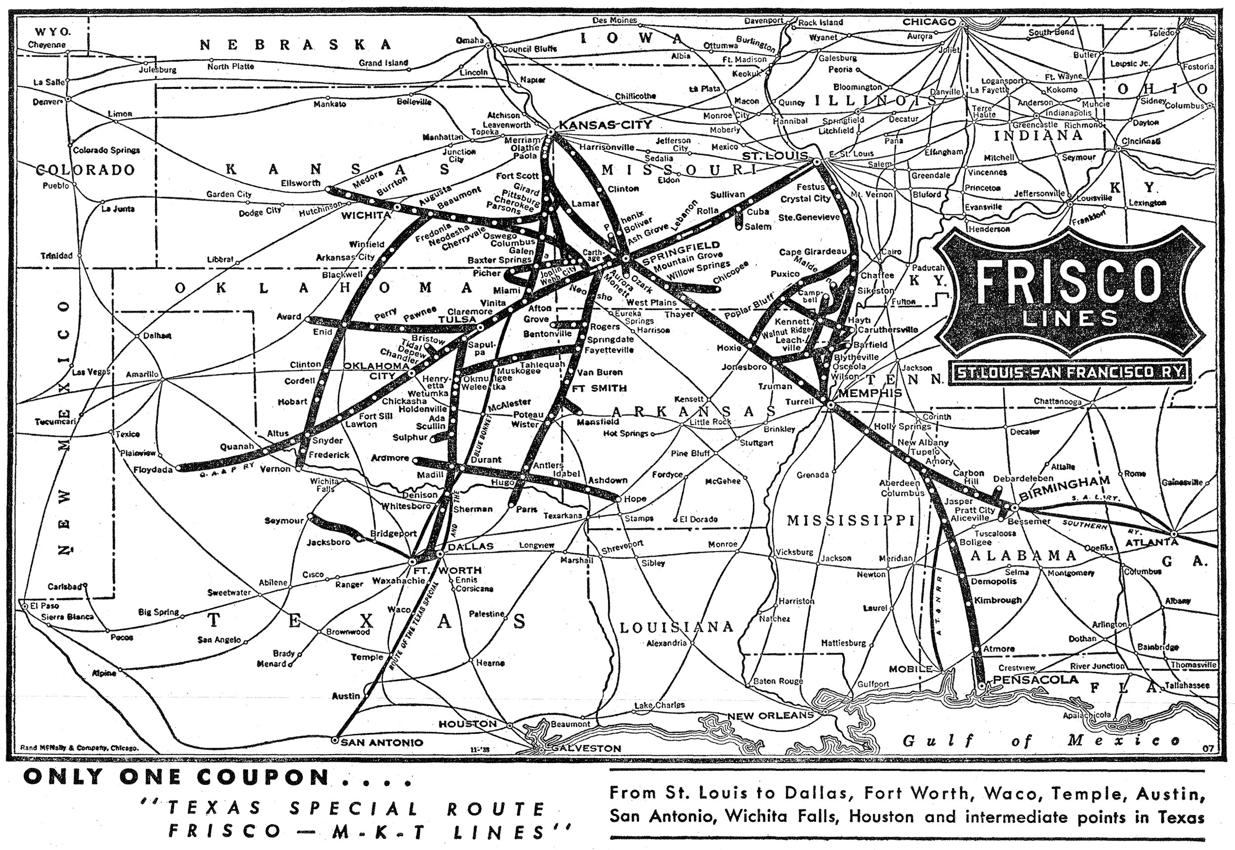 The Frisco, The St. Louis-San Francisco Railway