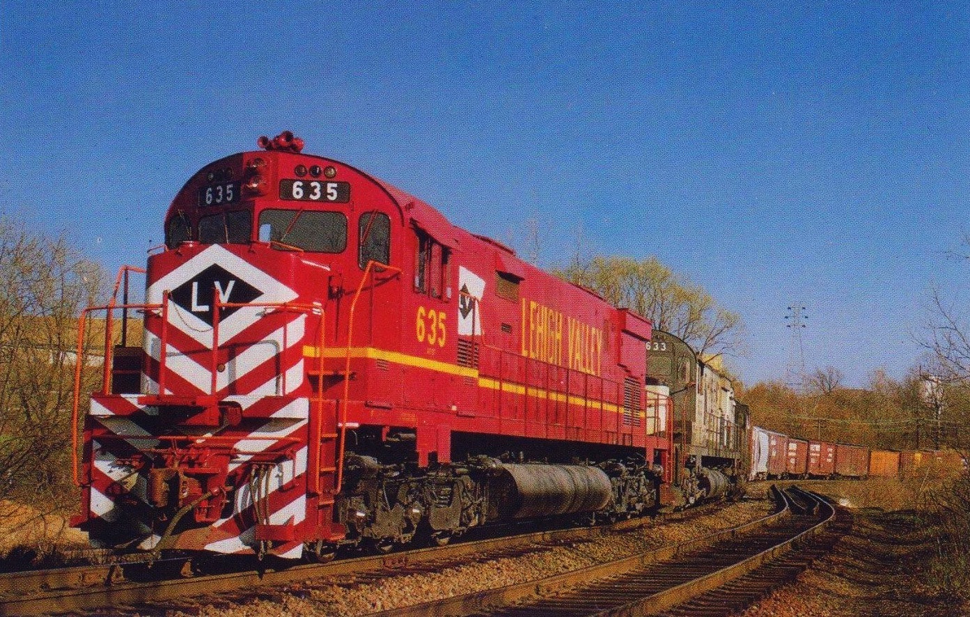 Lehigh Valley Railroad Map, Timetables, Photos, Rosters