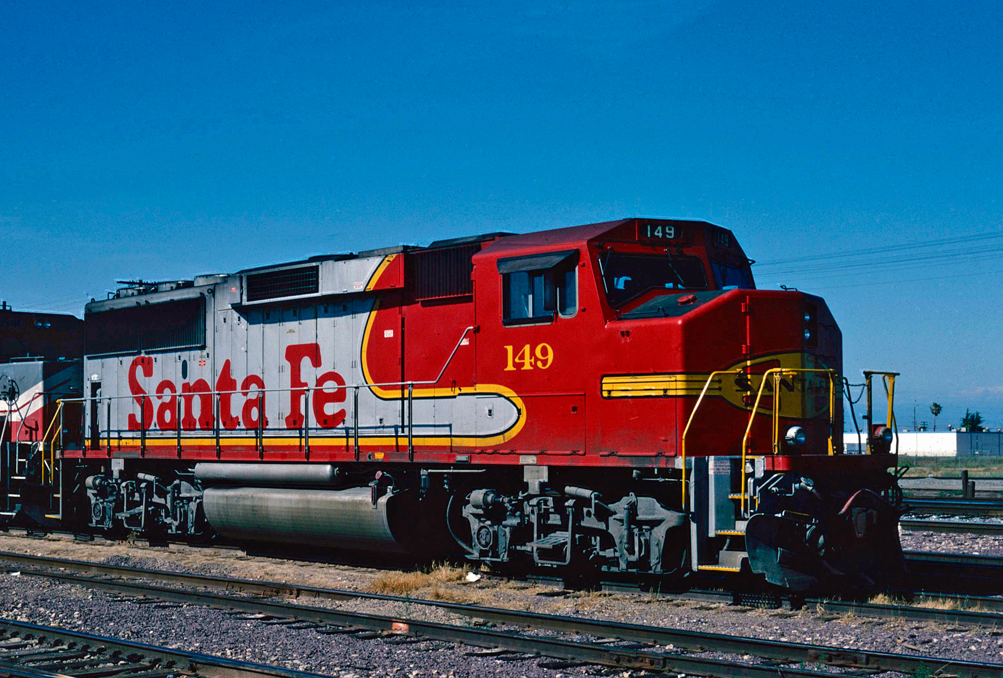 Original Railroad Slide Santa Fe GP60M 127 BRAND NEW in 1990 