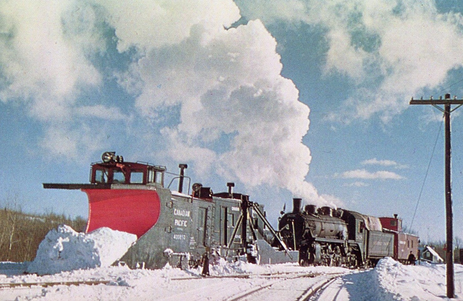 Railroad Snow Plows In Action Rotaries, Pictures, Overview
