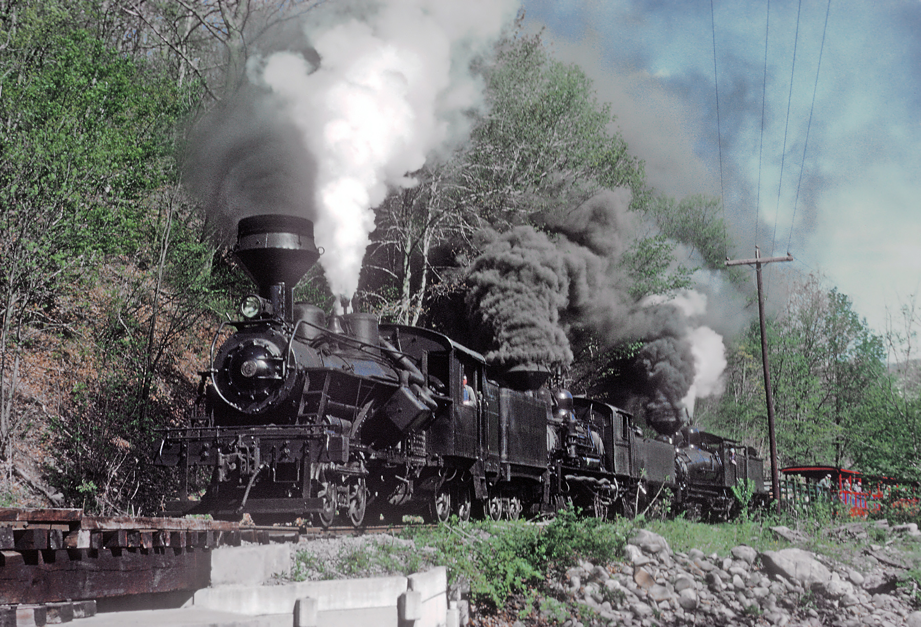 Geared Steam Shay, Heisler, Climax