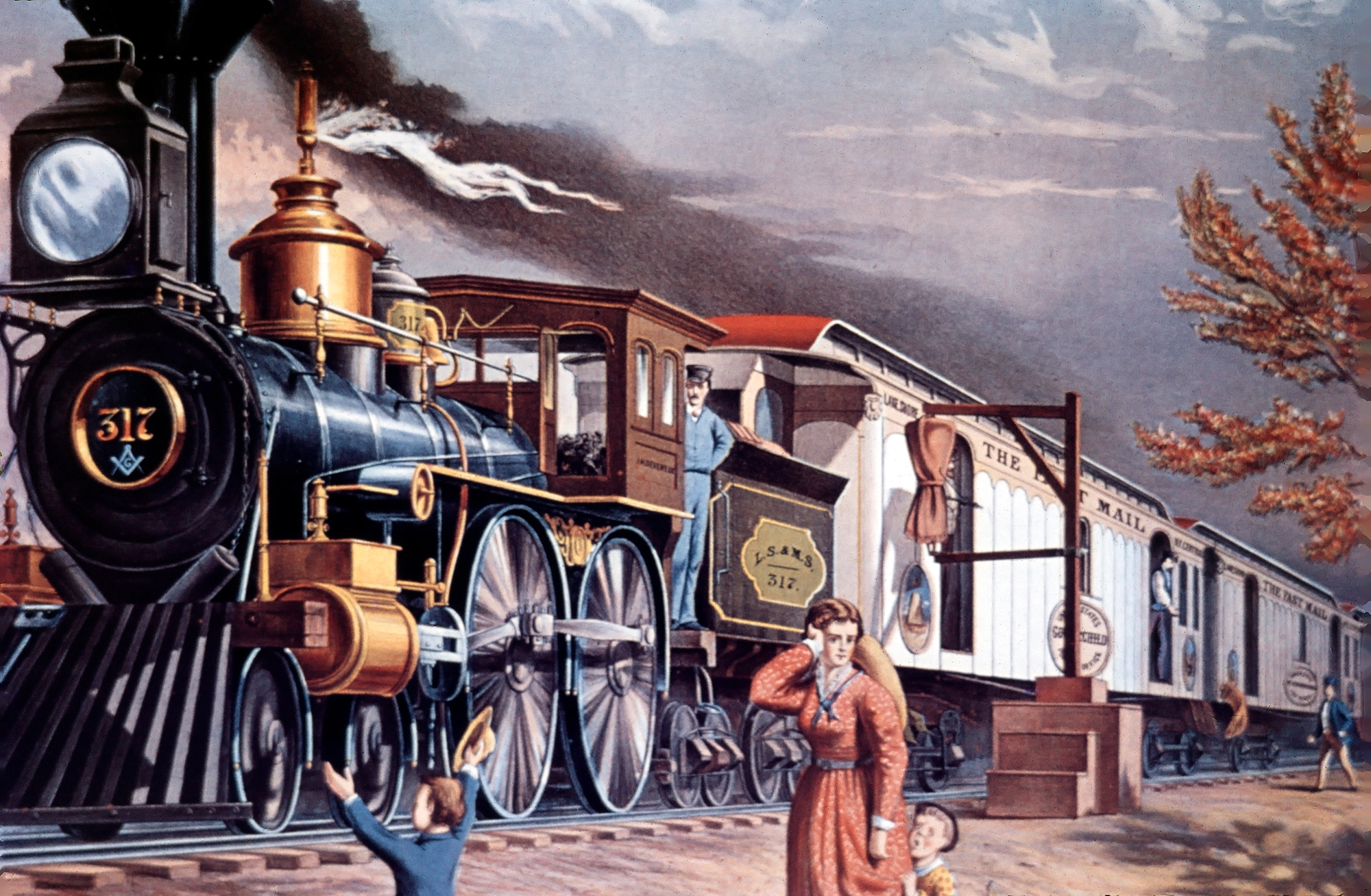 train travel 1800s