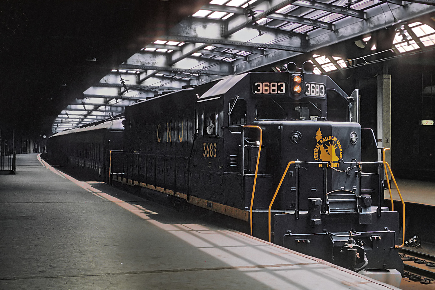 Central Railroad Of New Jersey Map Jersey Central Railroad: Map, Schedule, Photos, Blue Comet