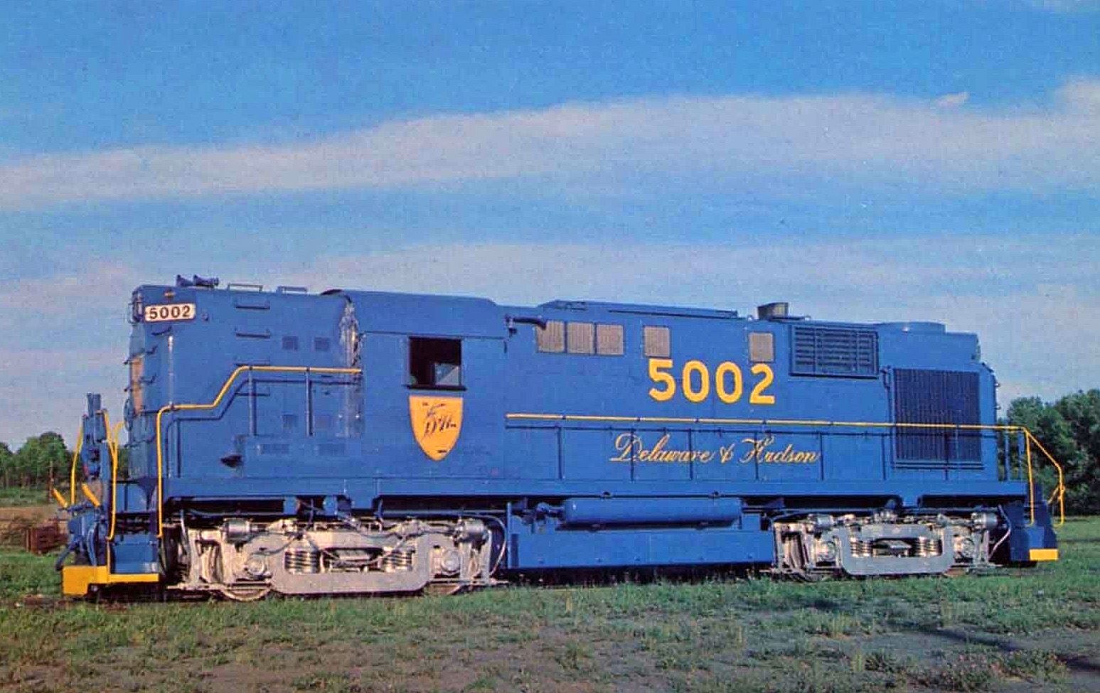 Delaware & Hudson Railroad Logo Train Trailer Hitch Cover 