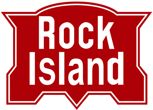 Rock Island Railroad Logo Marble 
