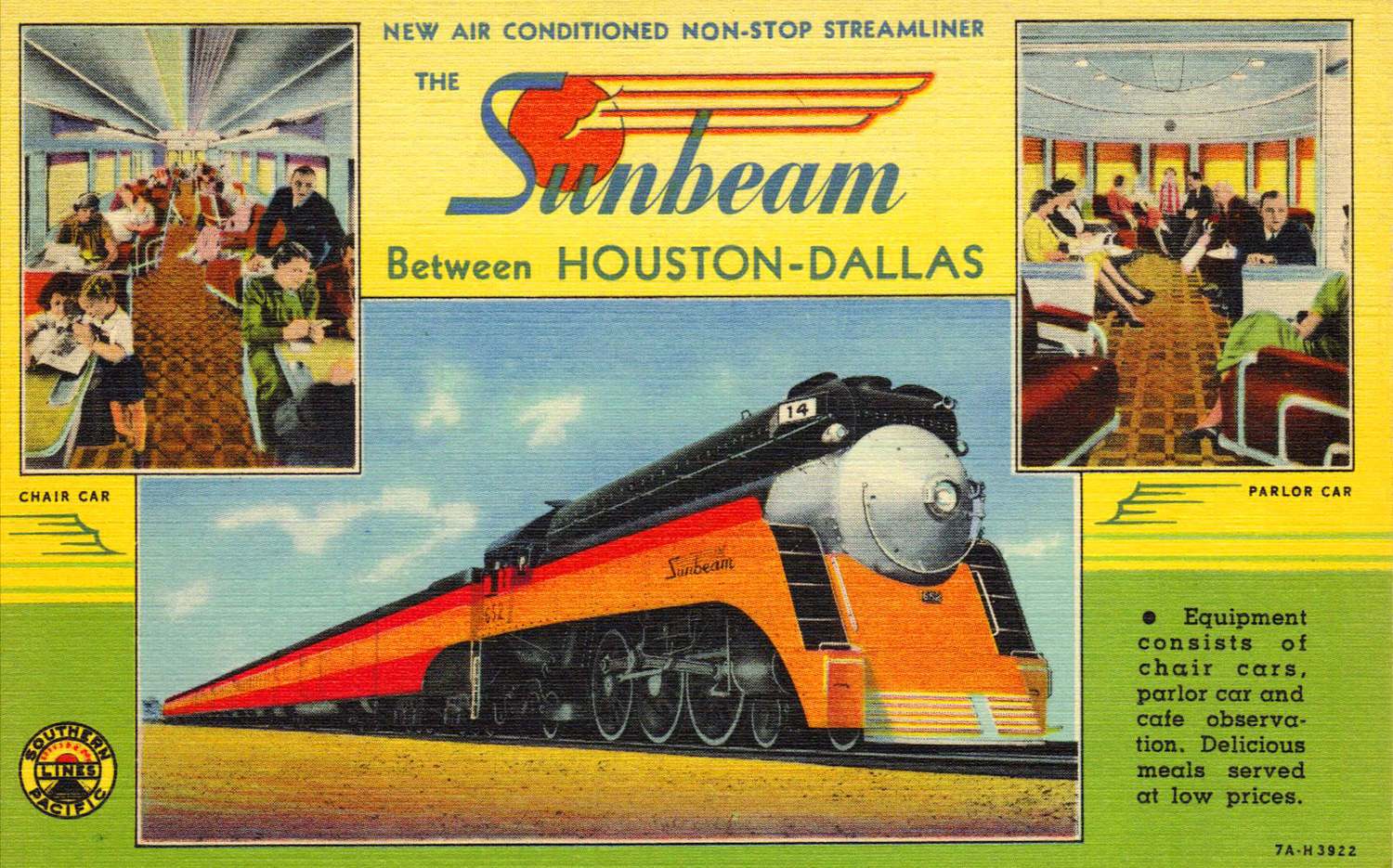 Sunbeam & SAN JOAQUIN SCHEMES 60-33 Southern Pacific Steam Locomotives Day 