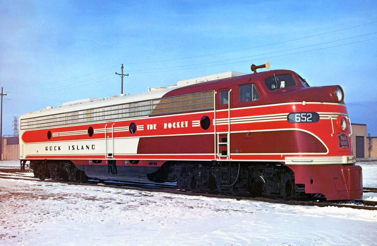 Гониш. Чикаго Rock Island Railroad. Rock Island Rocket Train.