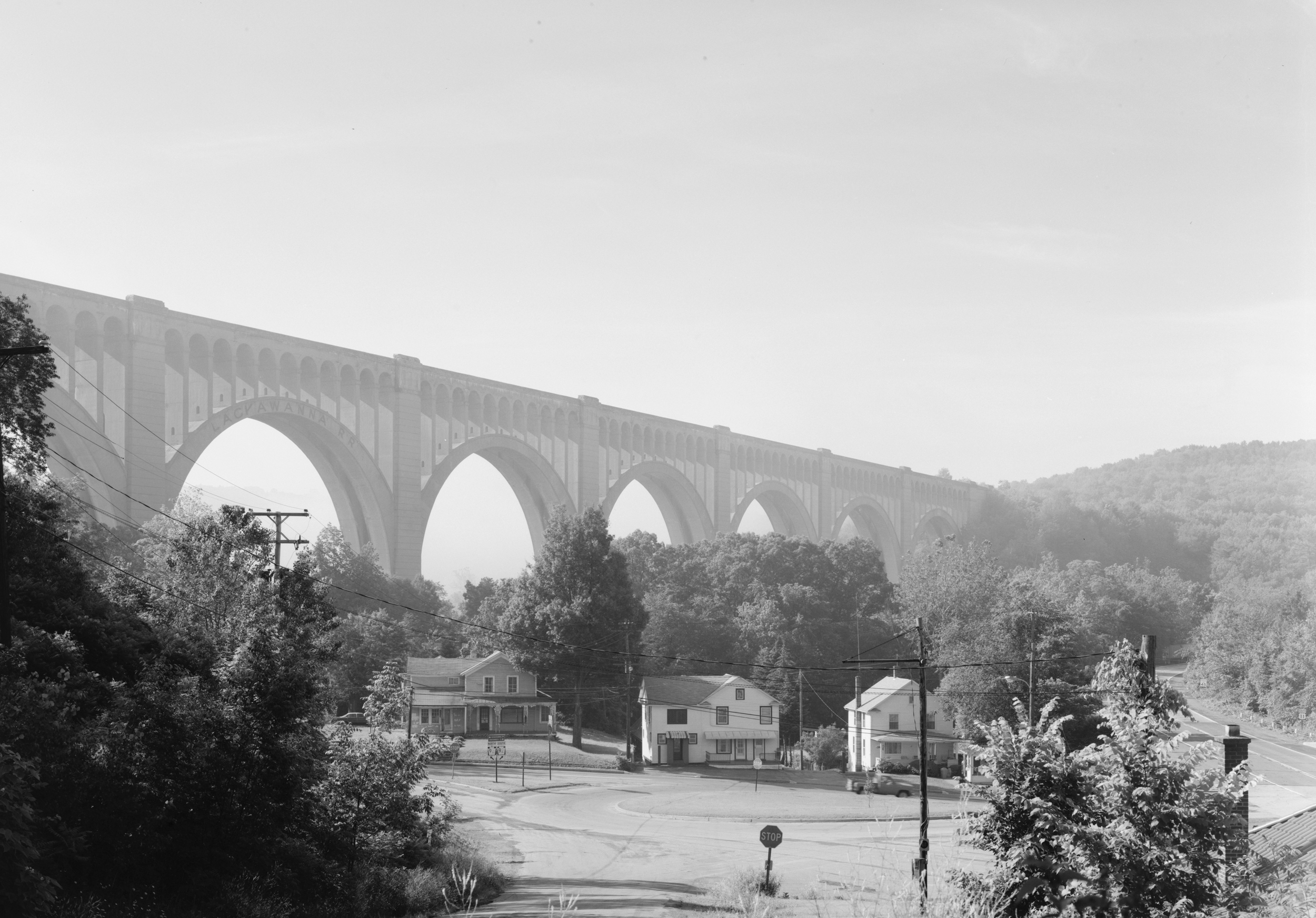 Tunkhannock Viaduct (PA) Map, Status, History, Facts