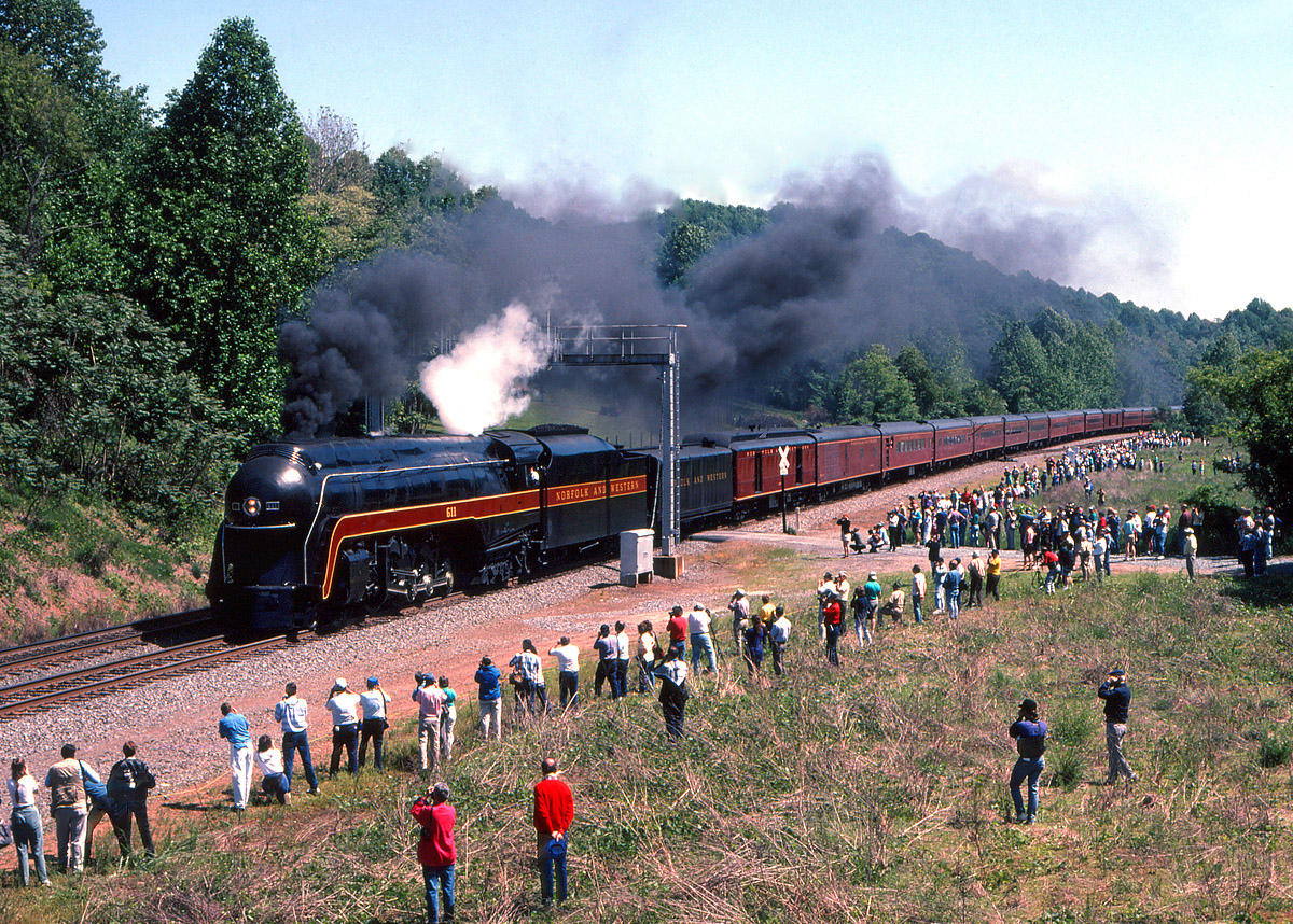 Norfolk & Western 611 Excursions, Restoration, Schedule