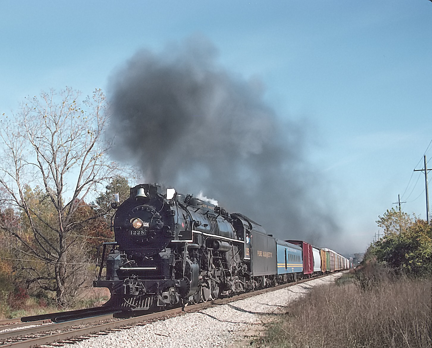 Pere Marquette #1225: Polar Express, Top Speed, Whistle