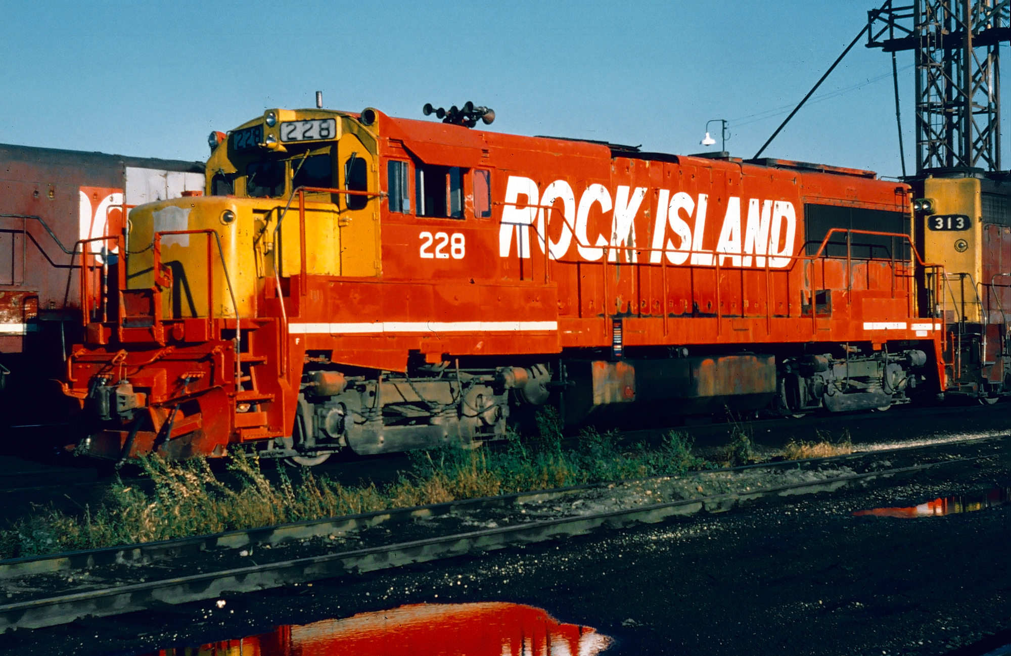 Railroad Matchbook 1940s MINT Rock Island Line Chicago Illinois RR Trains Match 