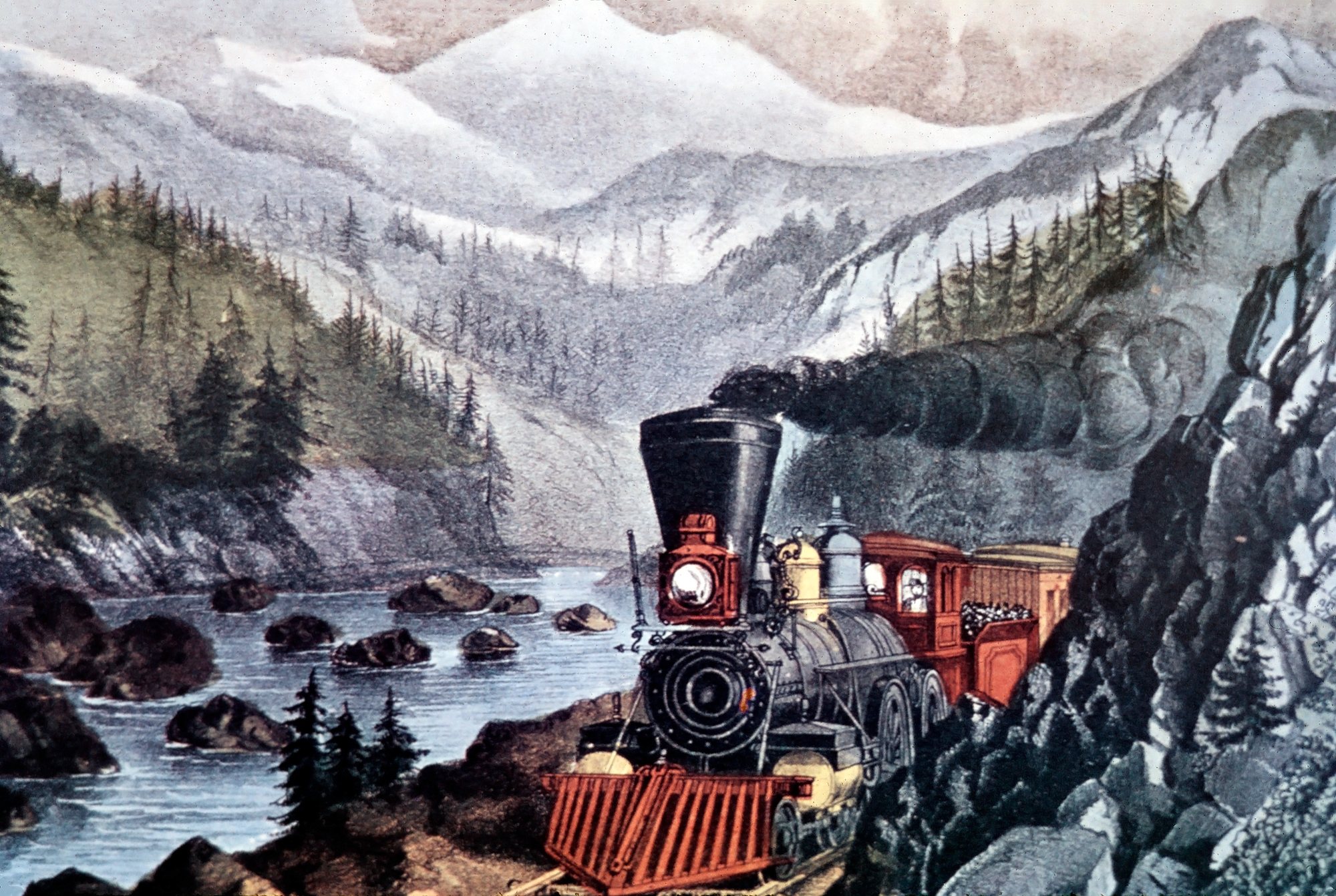 train travel 1800s