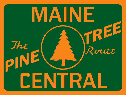 Details about   1967 Maine Central Railroad Route Map Advertising Card Calendar Pine Tree Rail