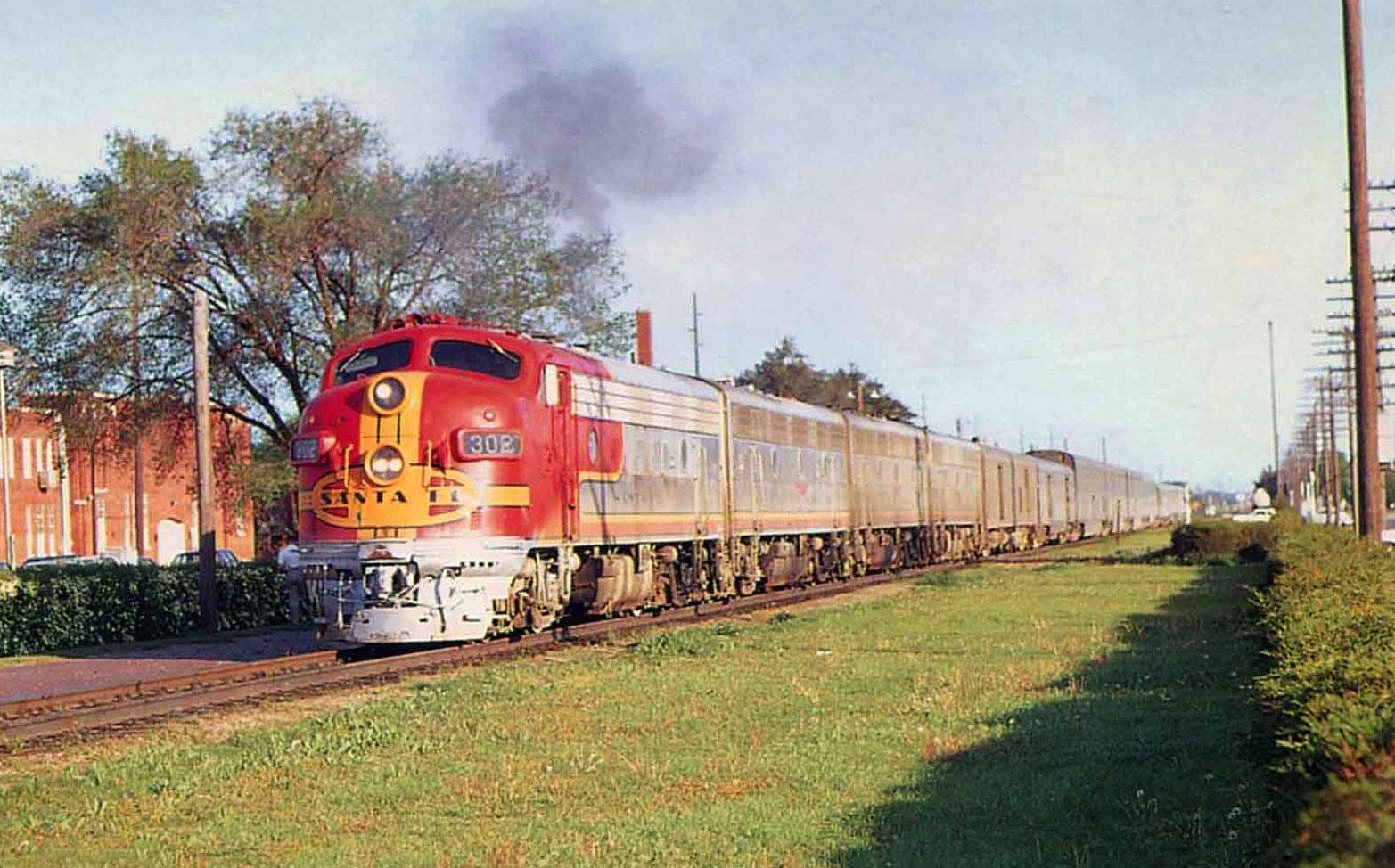 Santa Fe's "Texas Chief" (Train) Consist, Schedule