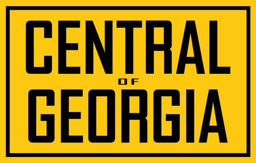 Central of Georgia Railroad Logo Train Trailer Hitch Cover 