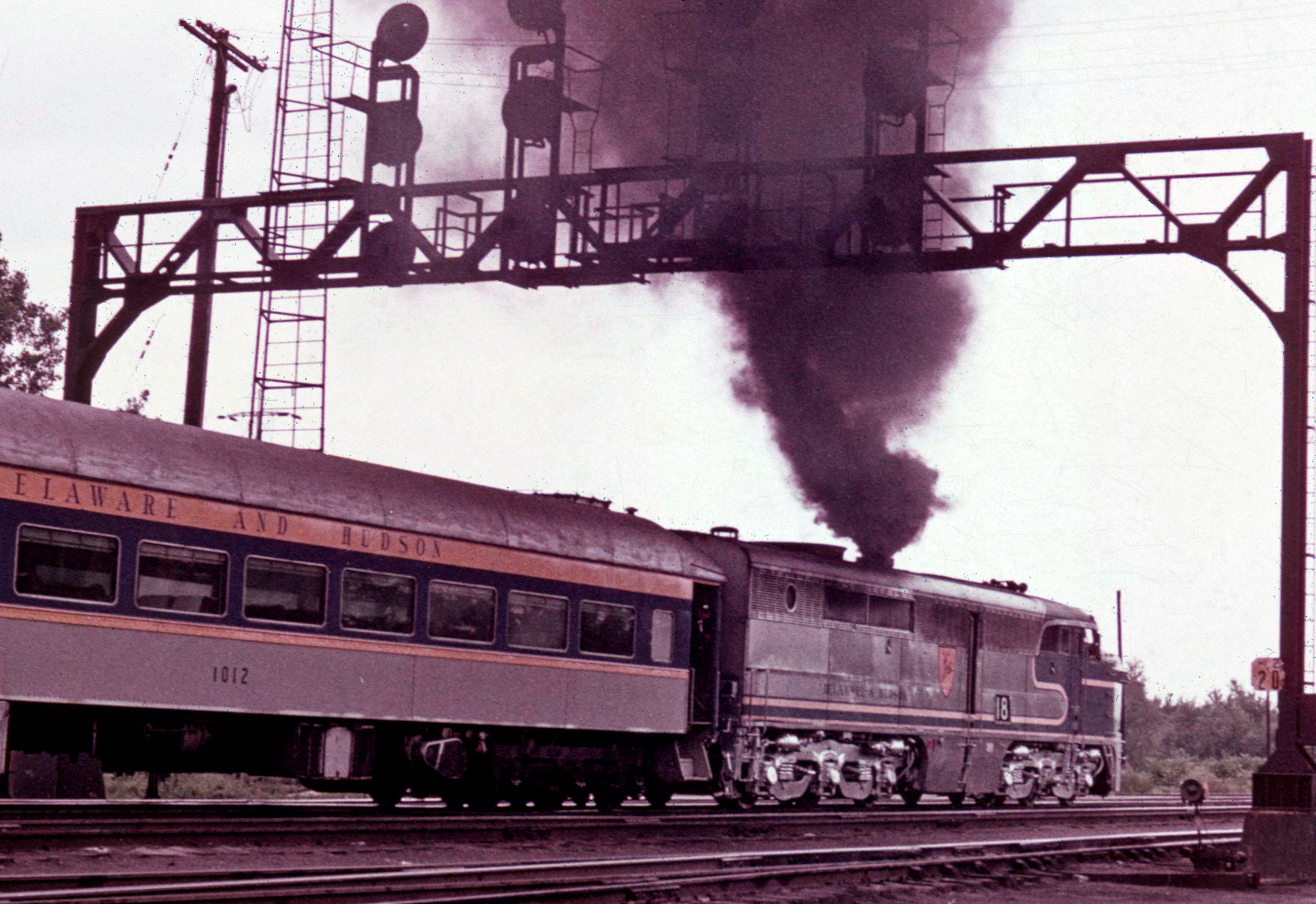 first diesel engine train