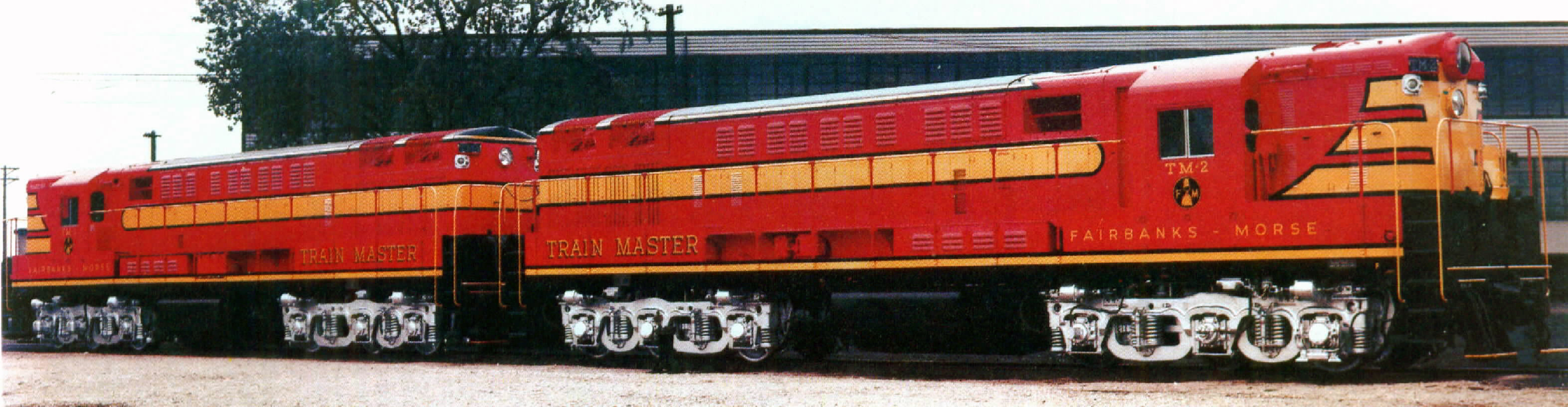Fairbanks Morse introduced their Train Master at the 1953 Atlantic City