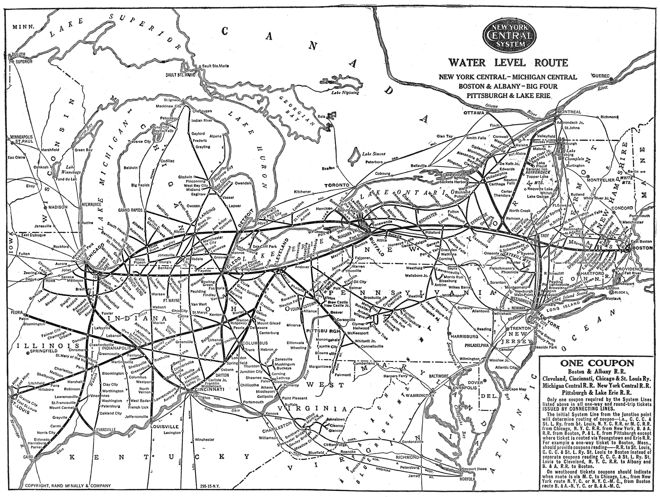 New York Central Railroad - NYCMap