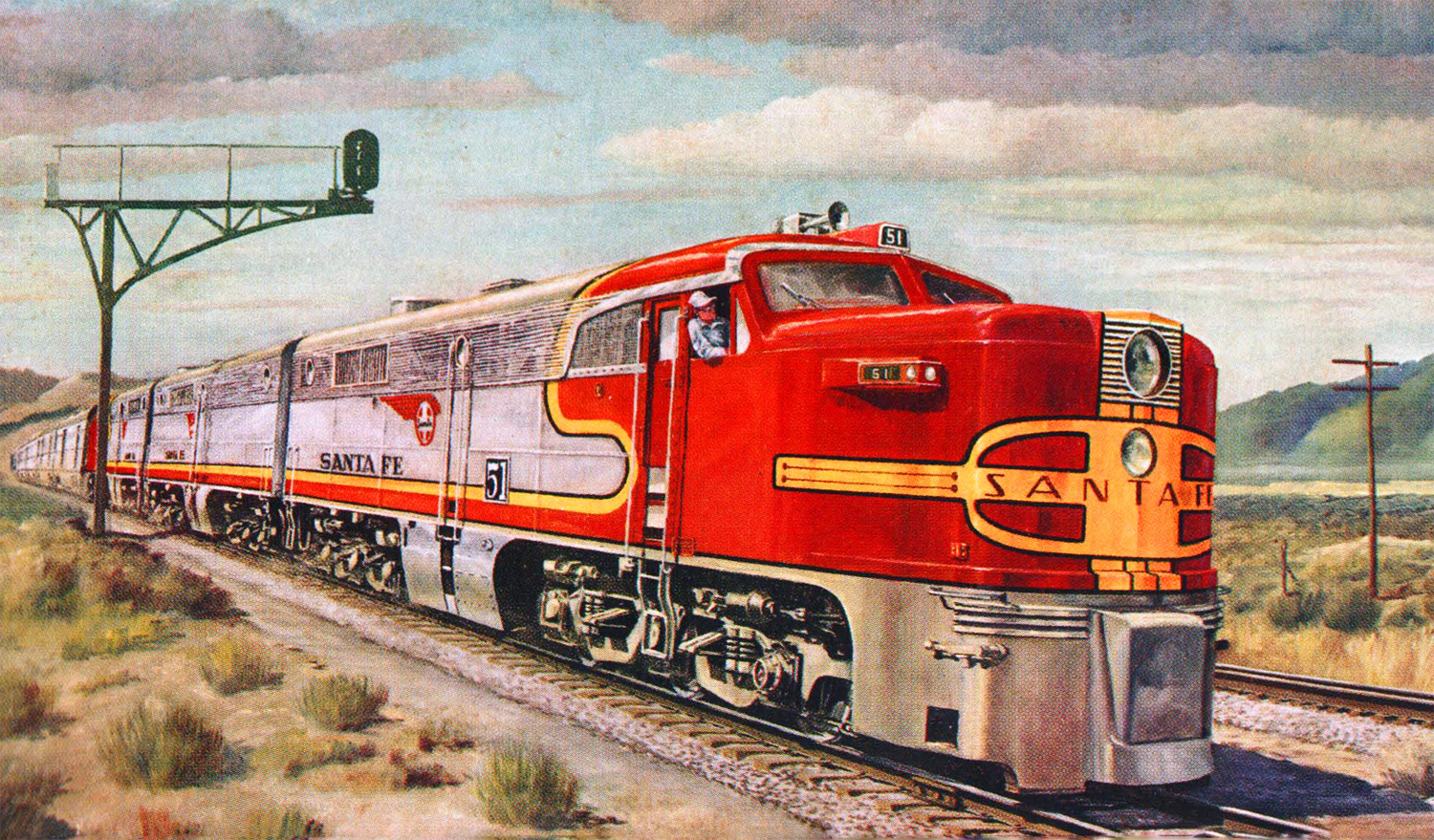 The Atchison, Topeka and Santa Fe Railway
