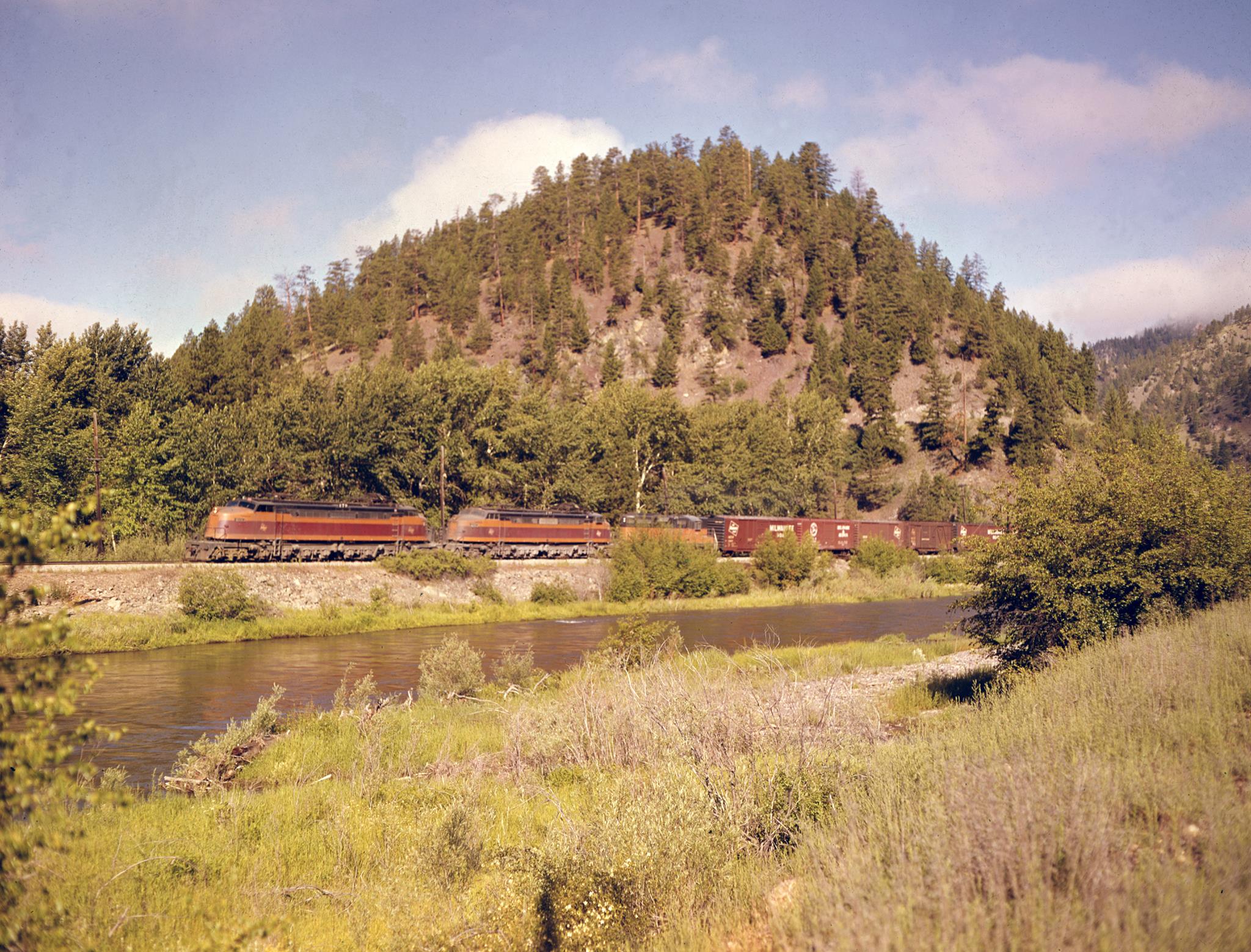 Milwaukee Road Pacific Extension Map Milwaukee Road's Pacific Extension: Map And Abandonment