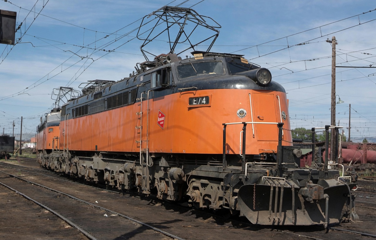 Milwaukee Road Little Joe E-74 Deer Lodge Montana June 23 1970 Mac Owen