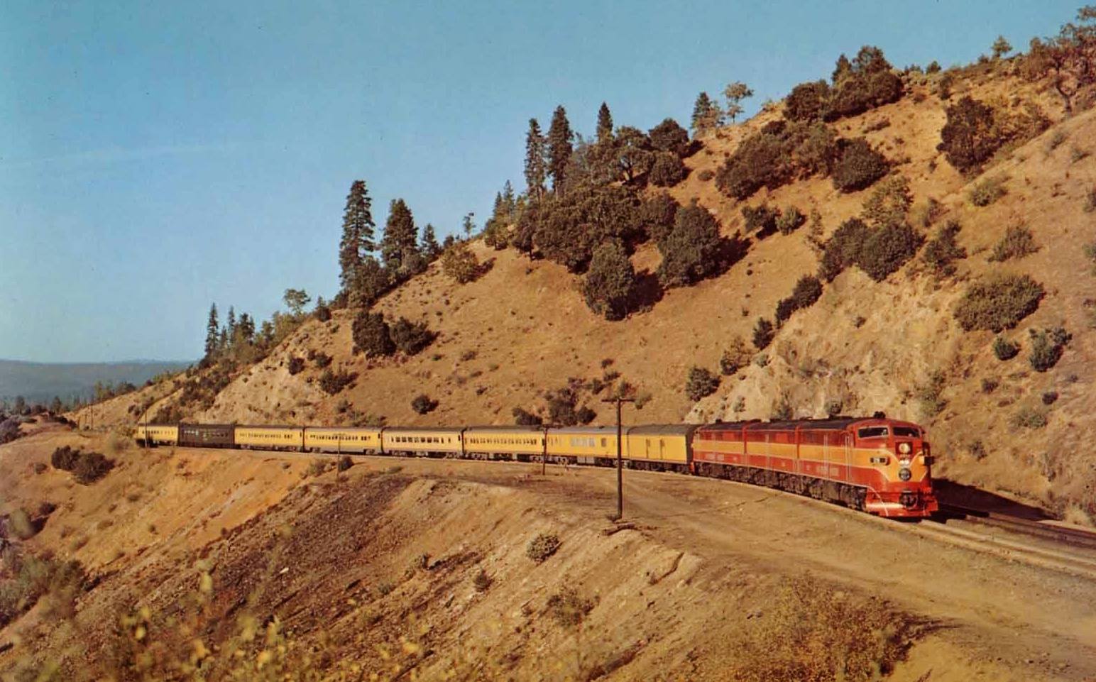 California Railroads Map, History And Defunct Lines