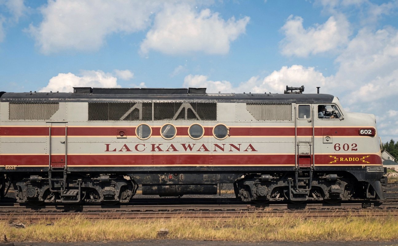 Delaware Lackawanna and Western FTA 602 publicity photo circa 1950