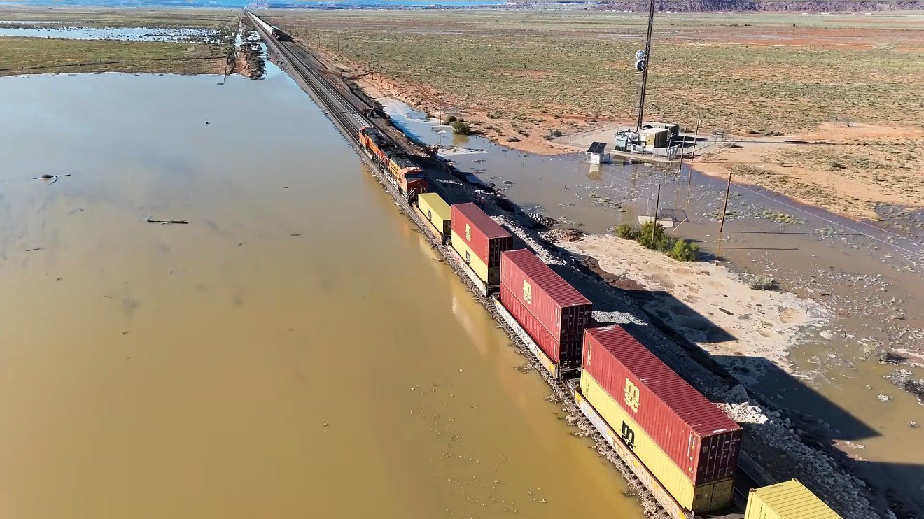 BNSF Gallup Subdivision reopened following October 2026 flooding