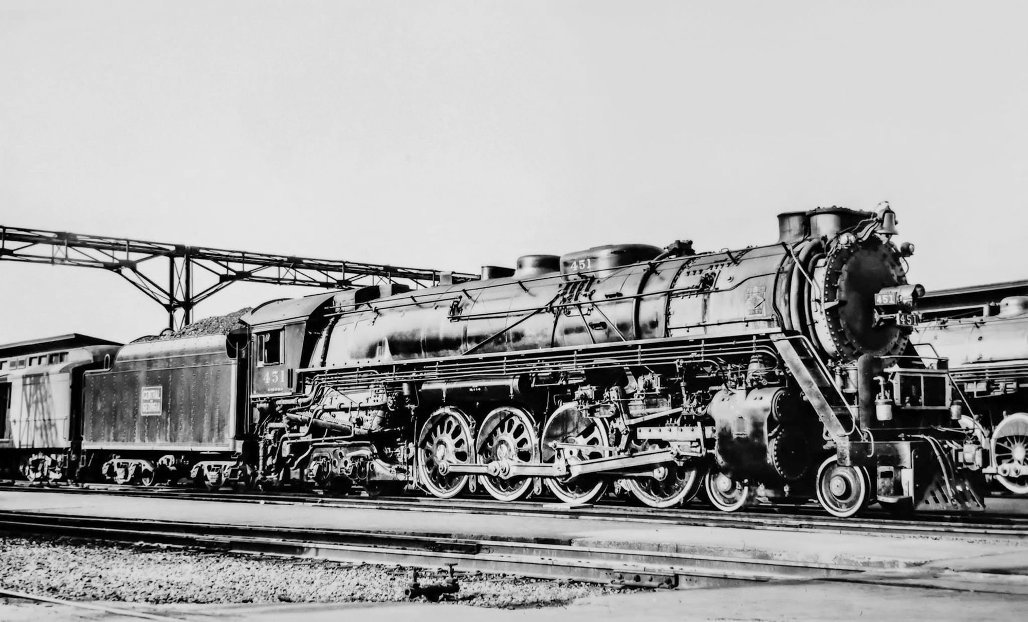 Central of Georgia 4-8-4 451 at Birmingham AL in 1946