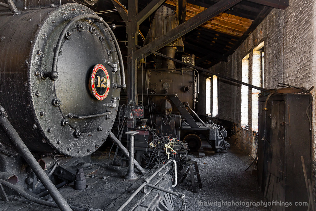 Inside East Broad Top's roundhouse in October, 2016