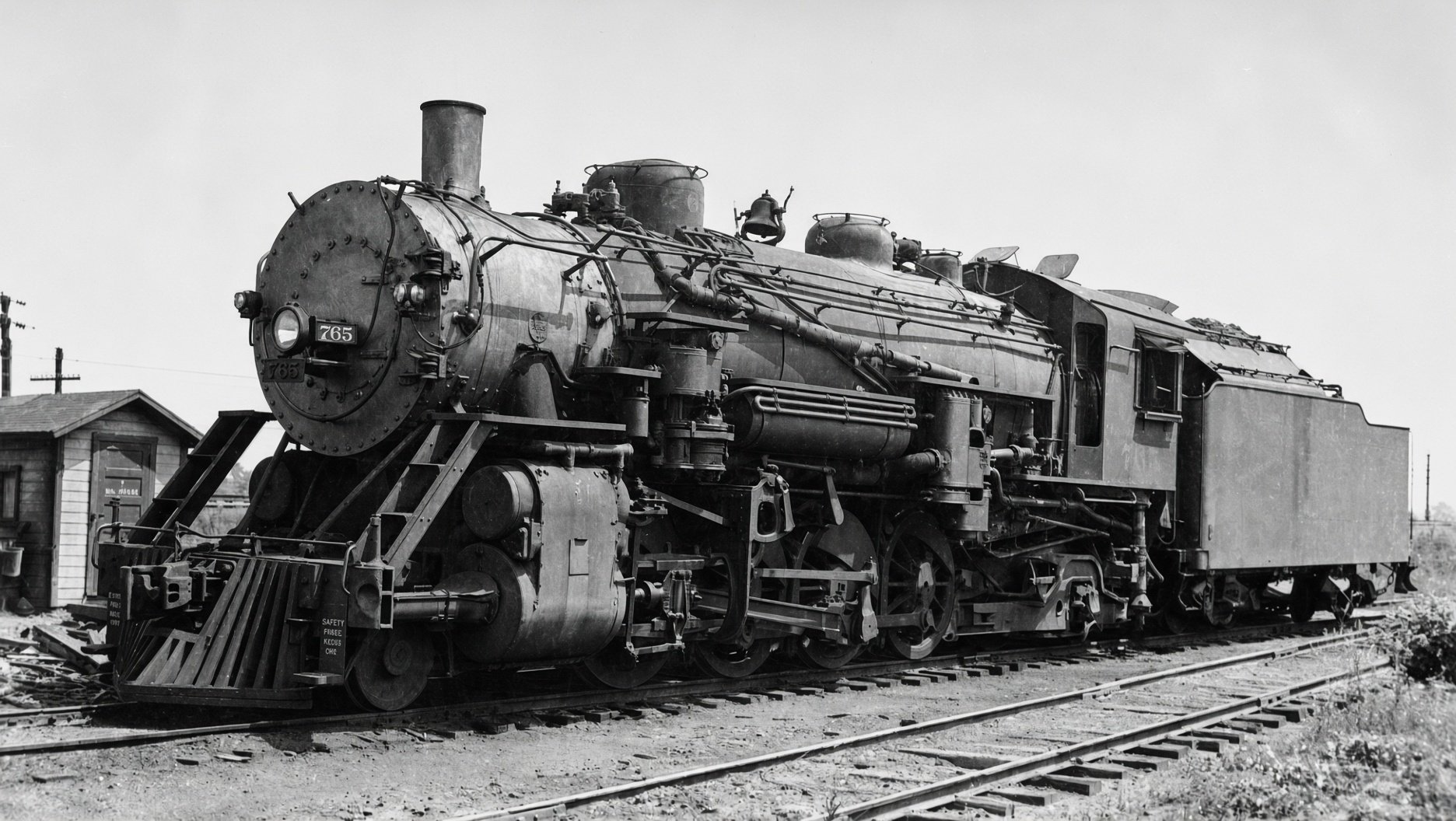 Elgin, Joliet and Eastern 2-8-2 #765 at Joliet IL