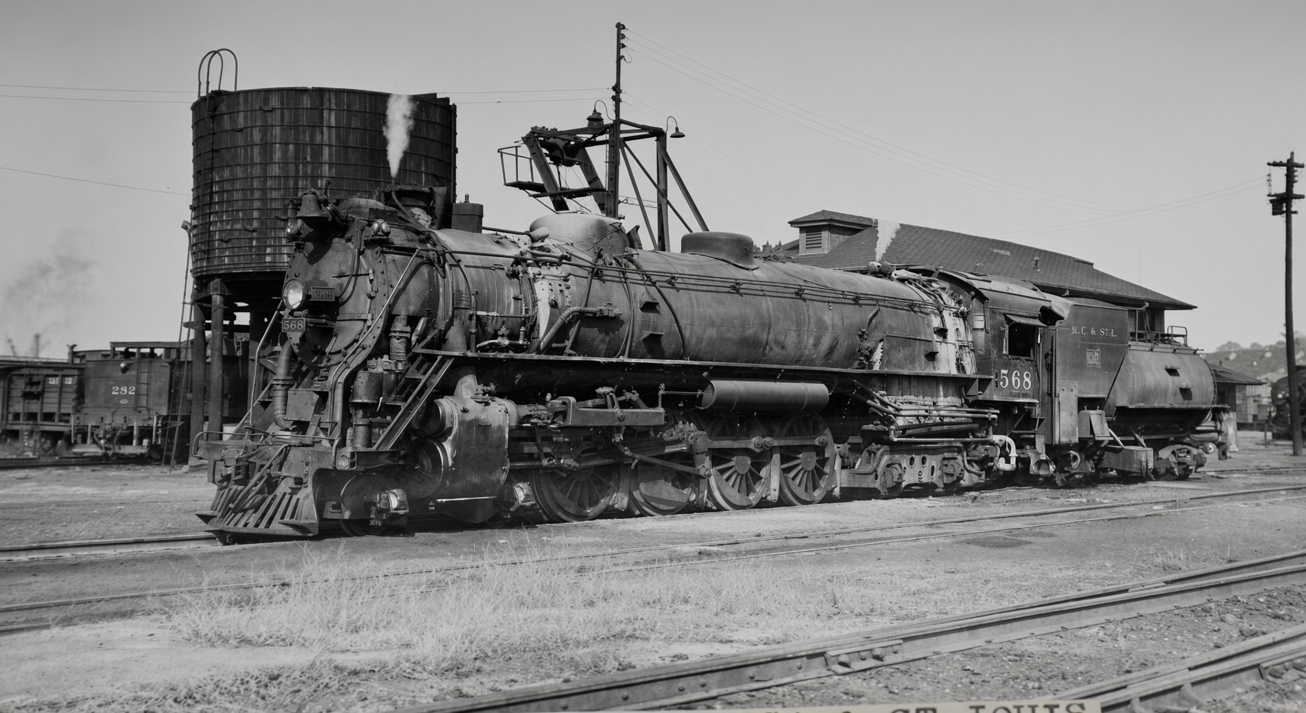 Nashville Chattanooga and St. Louis 4-8-4 468 in Atlanta GA