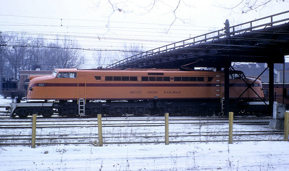 South Shore Line 800 803 Michigan City Shops Marty Bernard