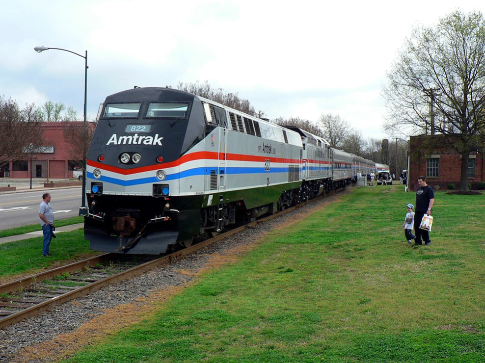 travel by train nc